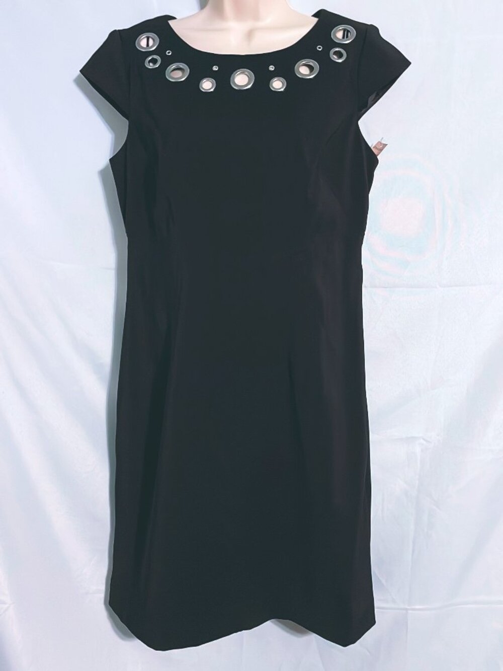 Dressbarn Black Short Sleeve Dress Size 8